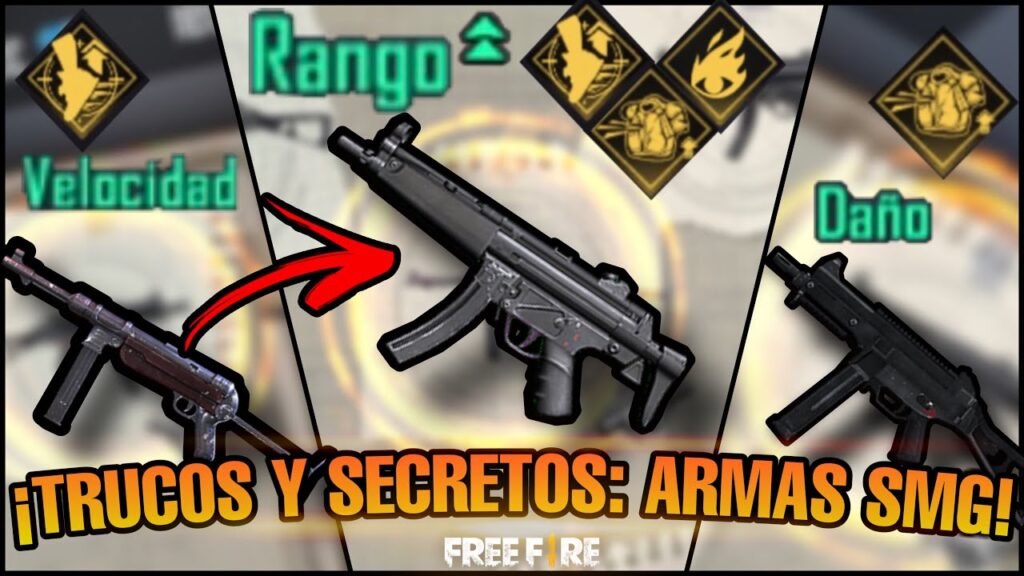 Armas ocultas en Free Fire