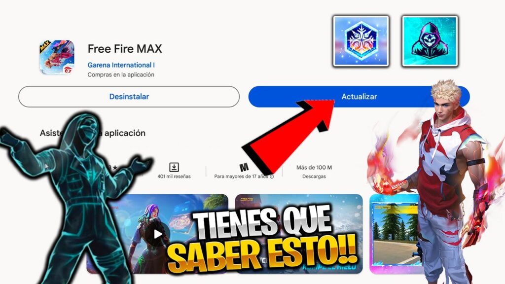 Como actualizar a la nueva version de Free Fire