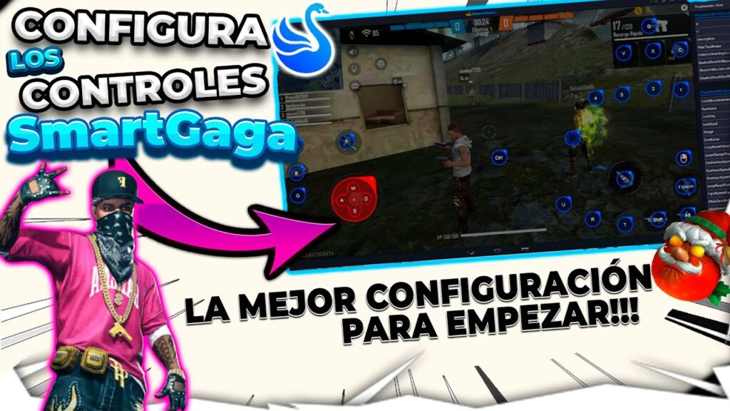 Como configurar los controles en SmartGaGa de Free Fire