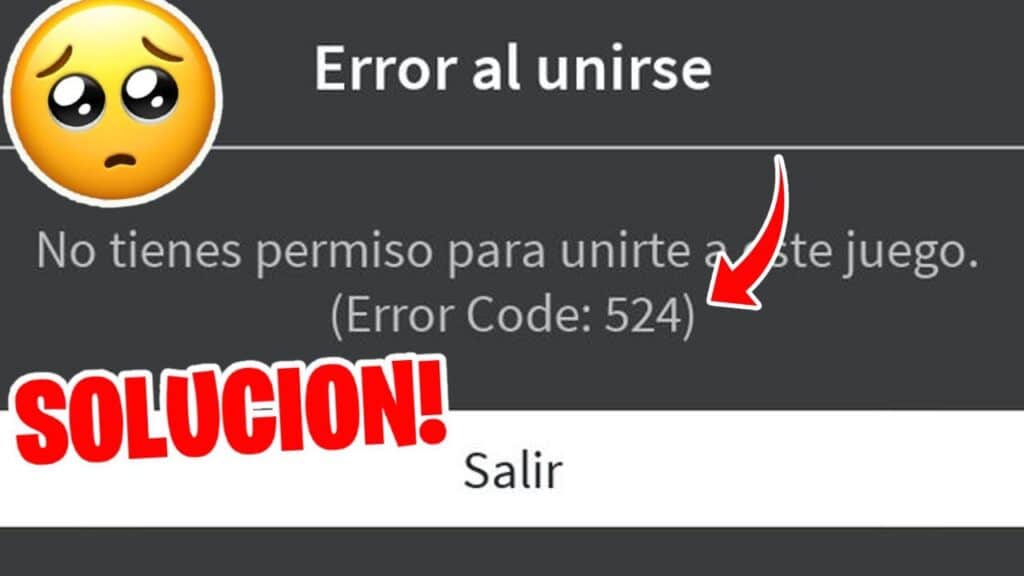 Cual es el codigo de error 524 de Roblox