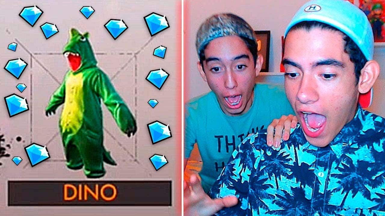 Dino verde Free Fire