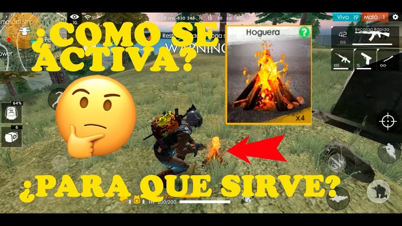 Para que es la hoguera en Free Fire