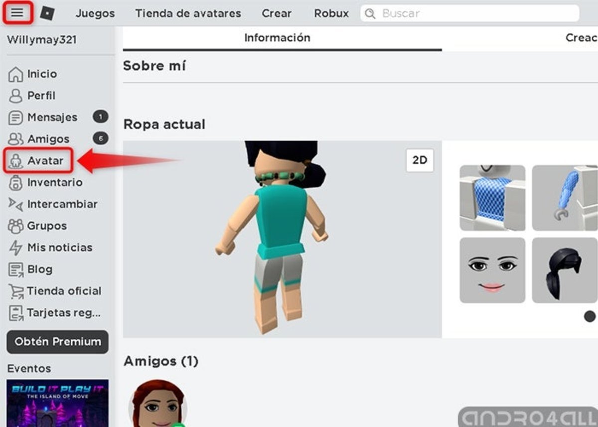 guia completa como hacer un avatar en roblox paso a paso